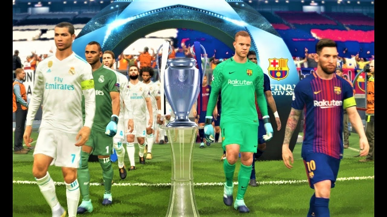 PES 2018 / Барселона - Реал Мадрид / Финал Лига Чемпионов УЕФА