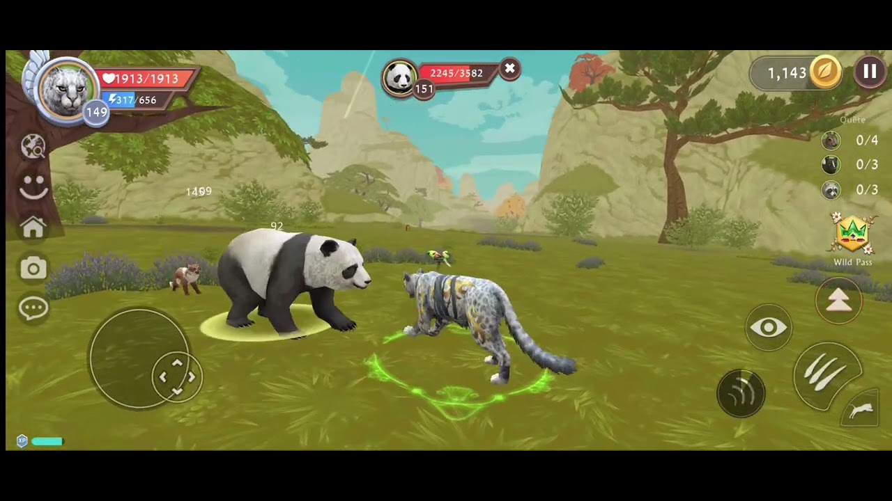 Je Me fait évoluer au niveau 150! 🤩 #pourtoi #wildcraft #cougar 