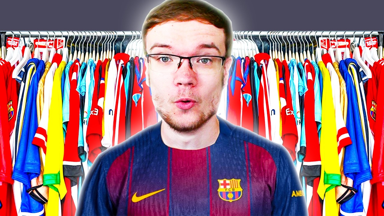 Moja ZBIERKA Futbalov&yacute;ch Dresov! 😍⚽