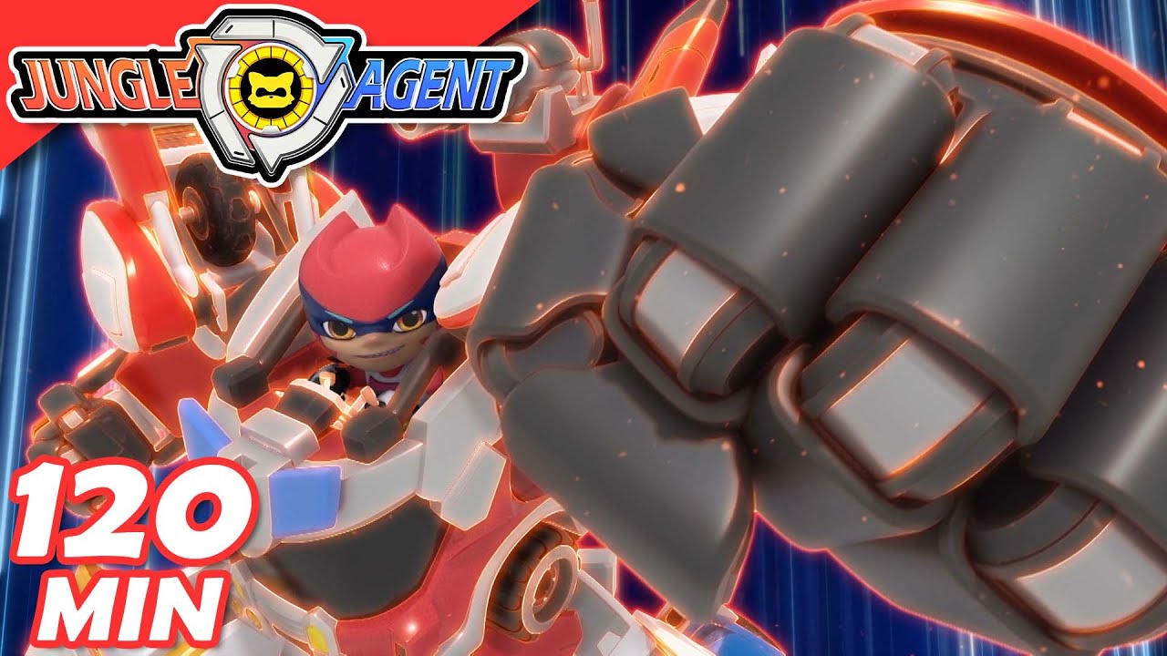 【Jungle Agent 2】Ep01-13 KOMPILASI TERBAIK! | Kartun | Robot | Kids Cartoon | Mainan | Lagu
