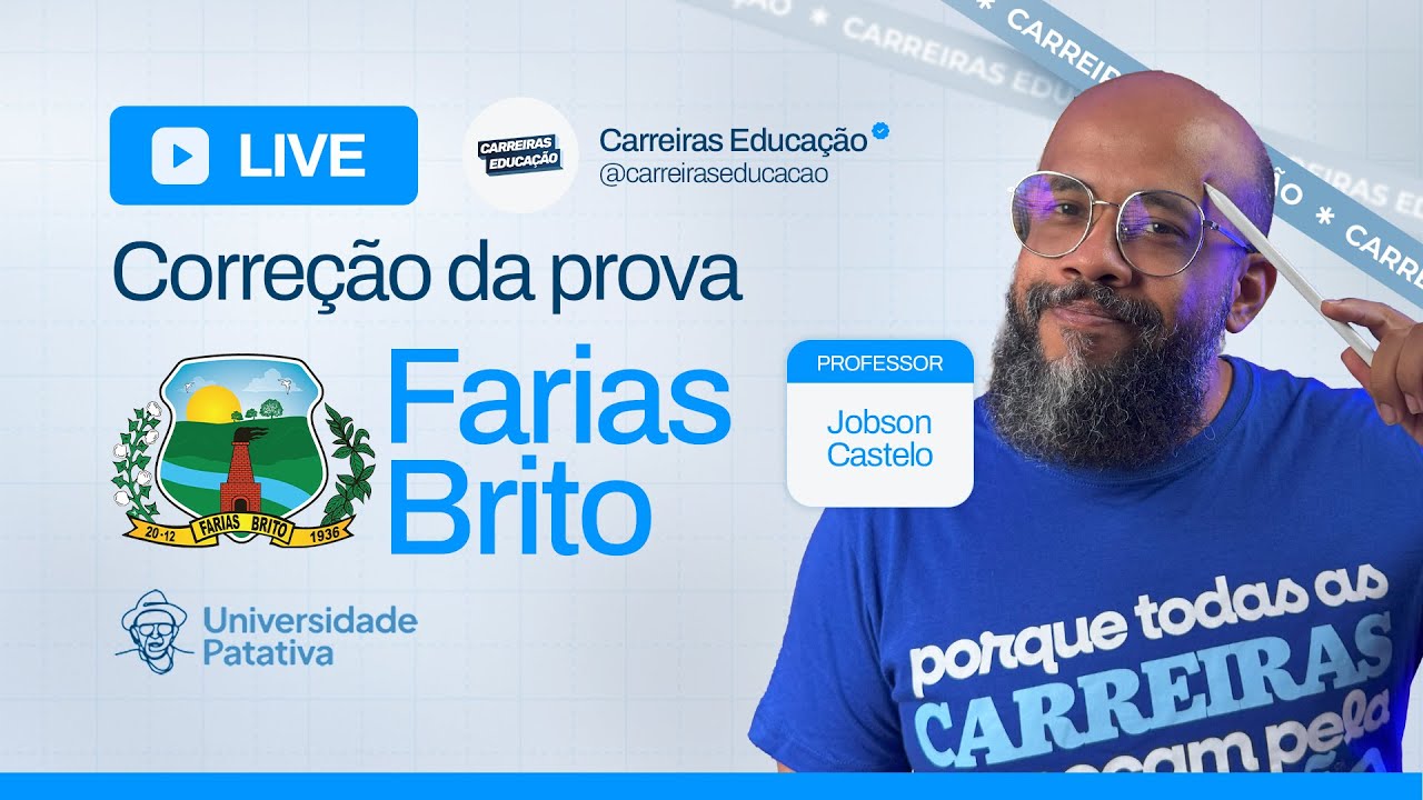 CORREÇÃO | CONCURSO DE FARIAS BRITO - CEARÁ | 2025 | BANCA UPA (UNIVERSIDADE PATATIVA DO ASSARÉ)