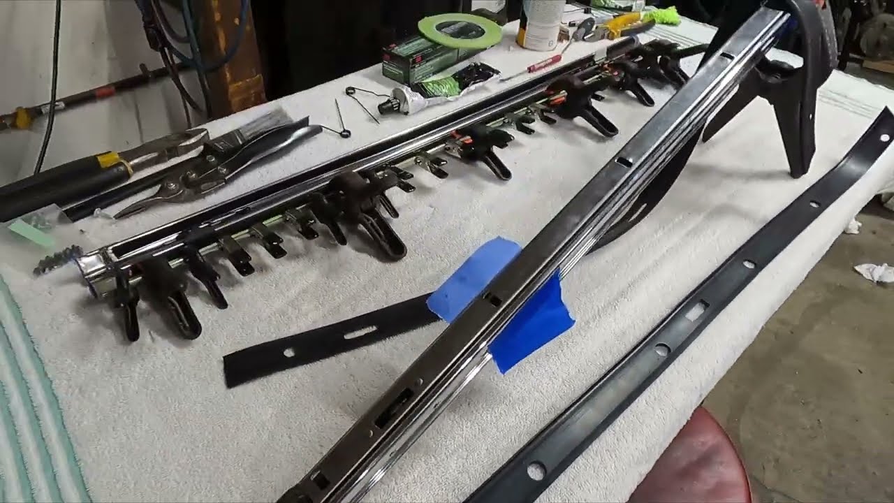 1955 1956 1957 Chevy hardtop flipper restoration part 6 - install and adjust