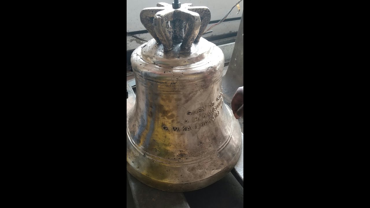 First Church Bell made in Uganda(150kg Bronze. How to make church bells
