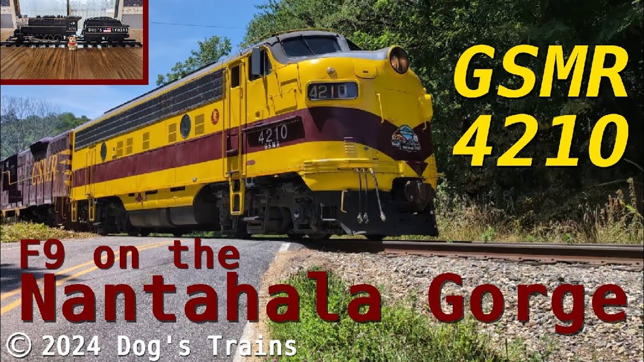 GSMR 4210 at high speed coming back from the Nantahala Gorge.