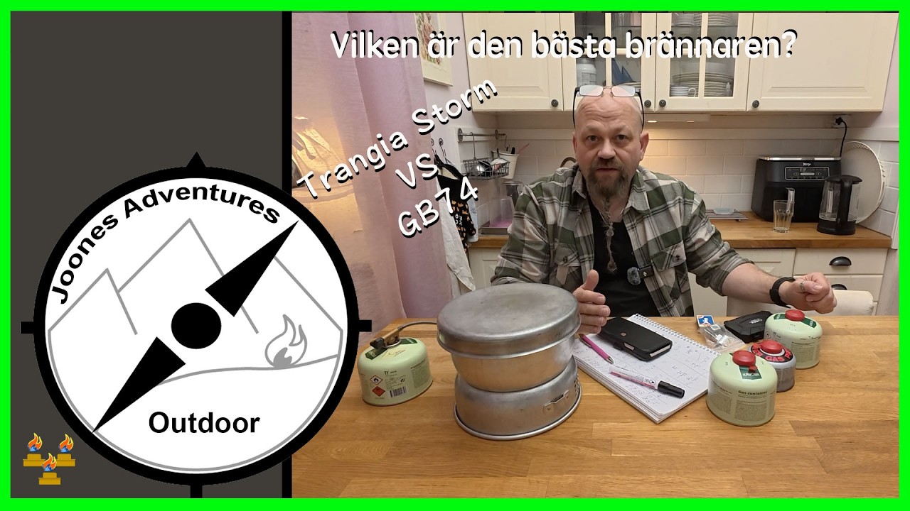 Trangia Storm vs GB74 vilken är bäst. Jag jämför koktid och gasförbrukning