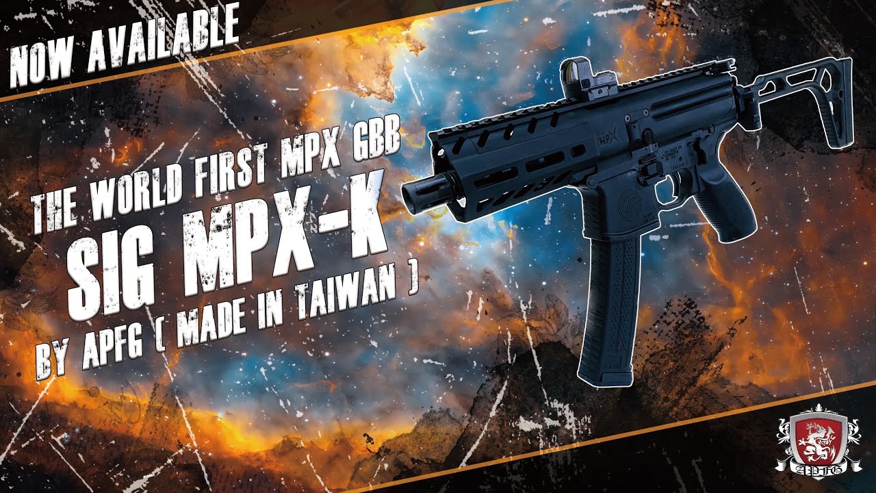 【Airsoft＃114】APFG SIG MPX-K GBB Version | 這把真的非買不可！！！