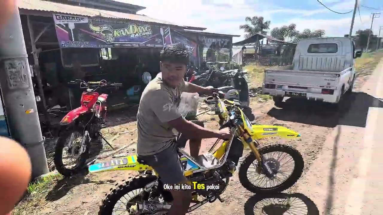 Test Drive Motor taksi gabah paketan premium tema Suzuki