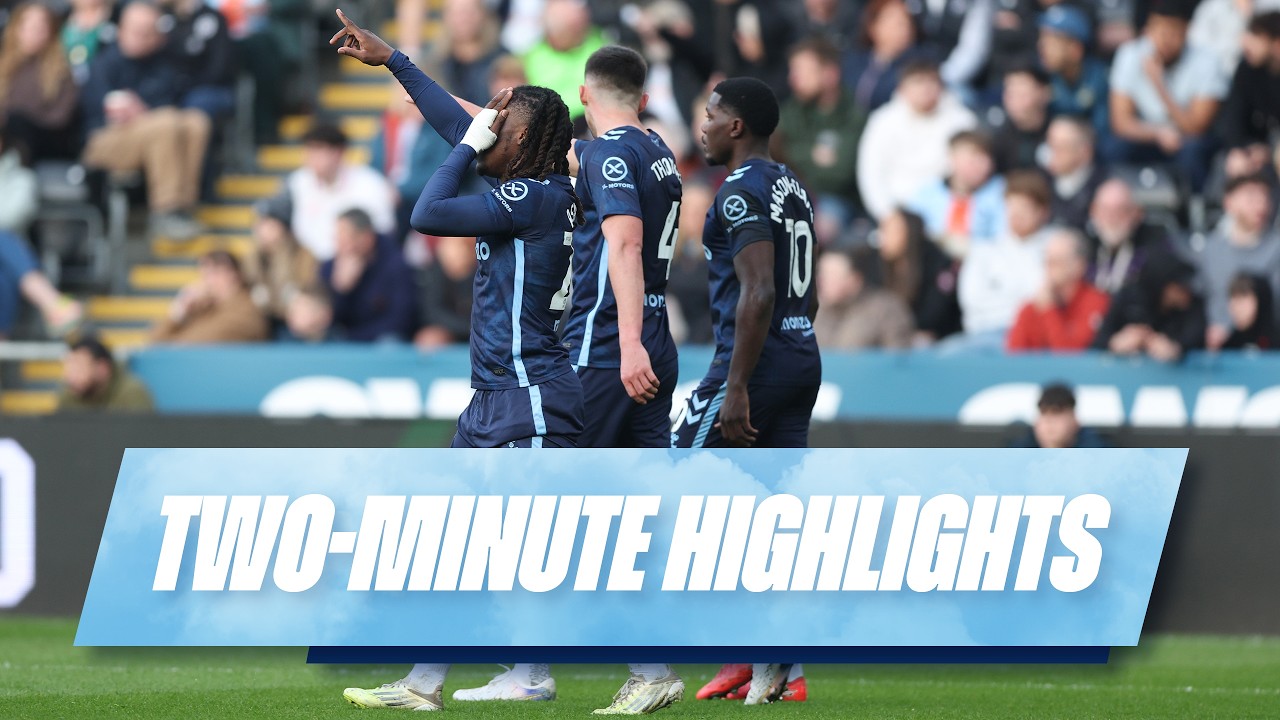 TWO-MINUTE HIGHLIGHTS ▶️ | Swansea City v Coventry City | Sky Bet Championship 2025/26