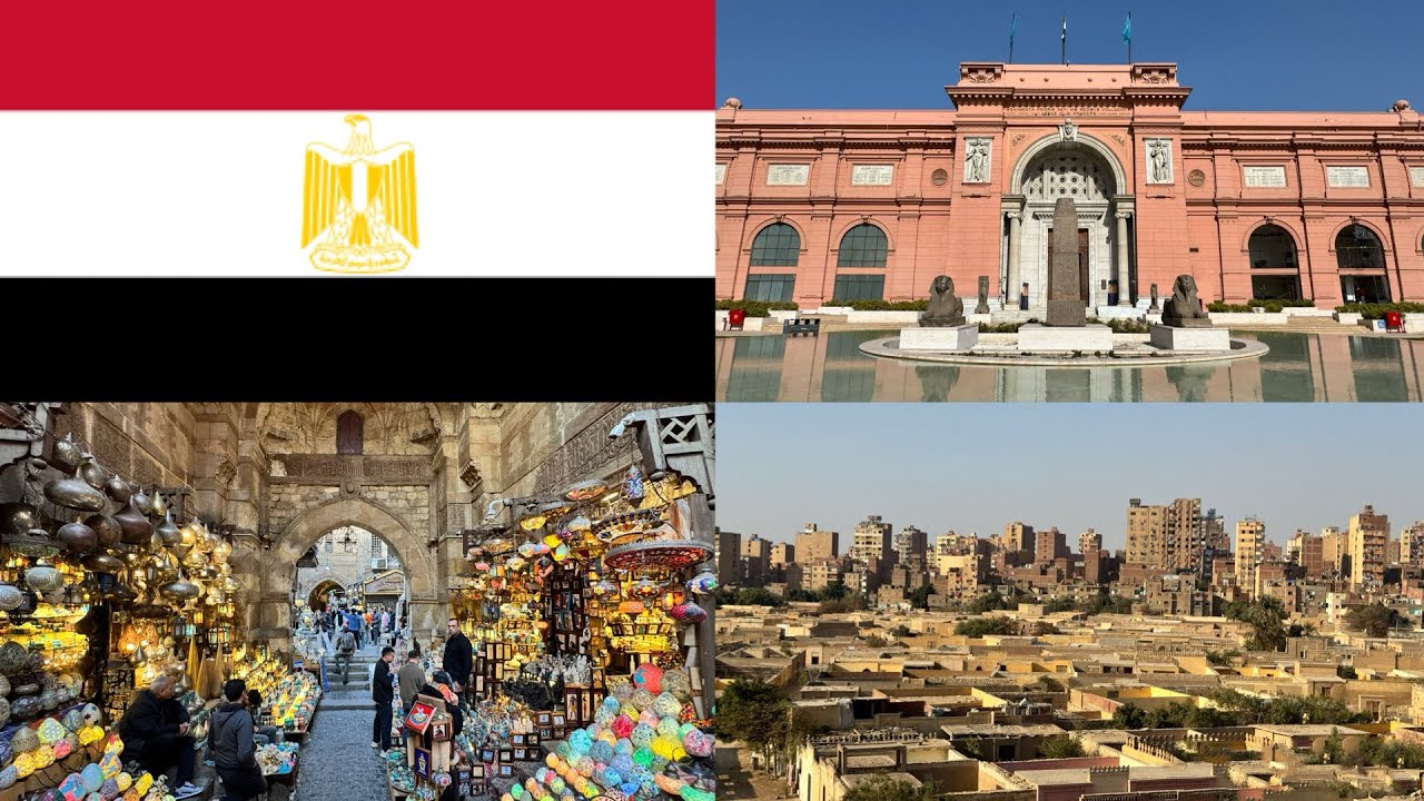 【世界一周 #287】エジプト旅首都カイロ／考古学博物館やオールドカイロ散策🇪🇬 Egypt Cairo trip Egyptian Museum・Old Cairo