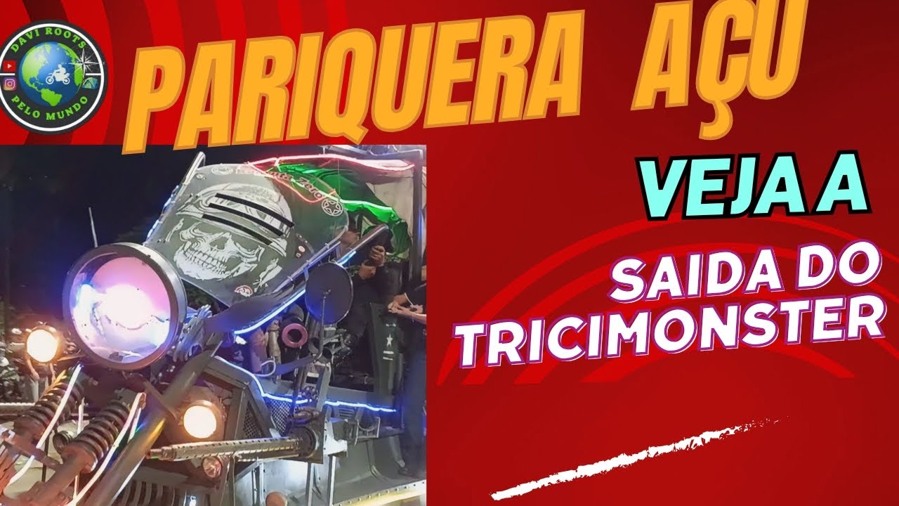 SAÍDA DO TRICIMONSTER E HOMENAGEM AOS MOTOCICLISTAS 🏍️🏍️🏍️🏍️