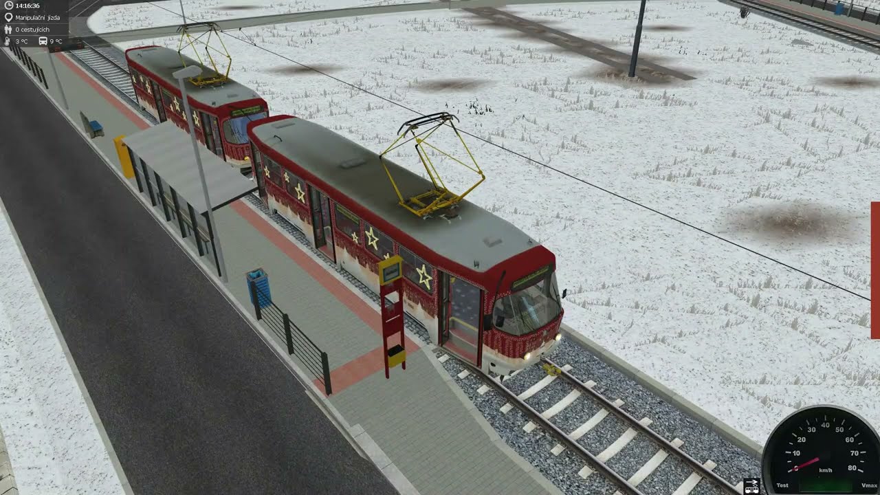 Jak z vánoční tramvaje v Simtu udělat soupravu - Simt simulator