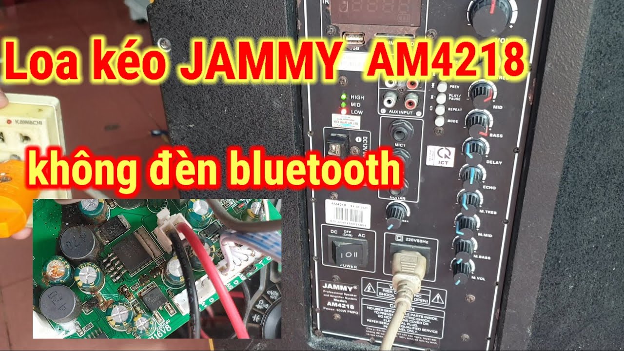 Loa kéo JAMMY AM4218 , không có đèn báo bluetooth
