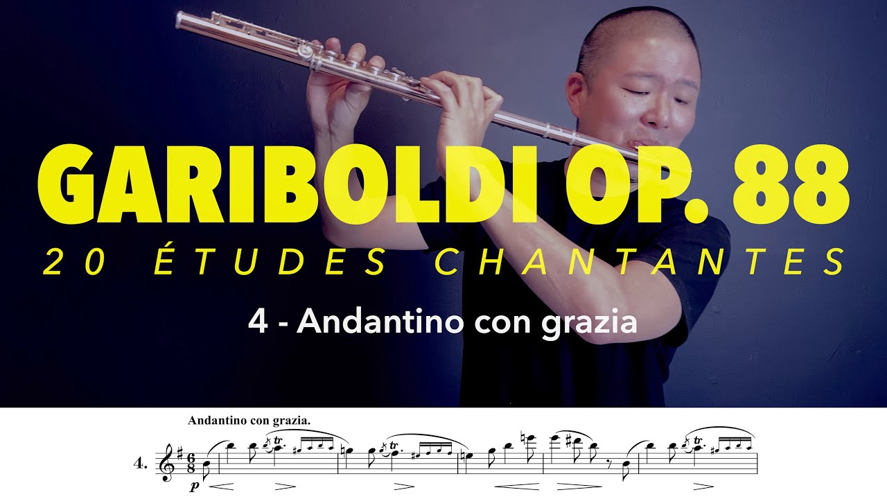 Gariboldi Op. 88 No. 4 Flute Etude (Andantino con grazia from 