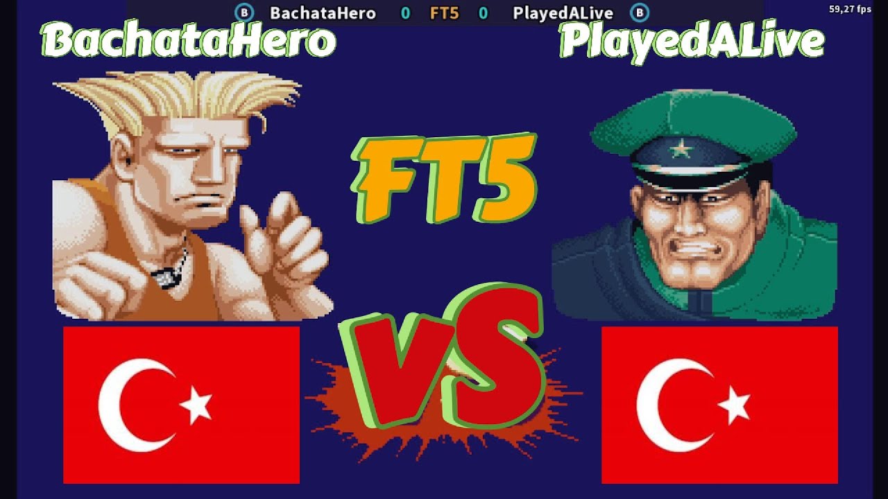 Street Fighter II': Champion Edition - BachataHero  vs PlayedALive - FT5 -  1080P/60FPS -21.01.2025