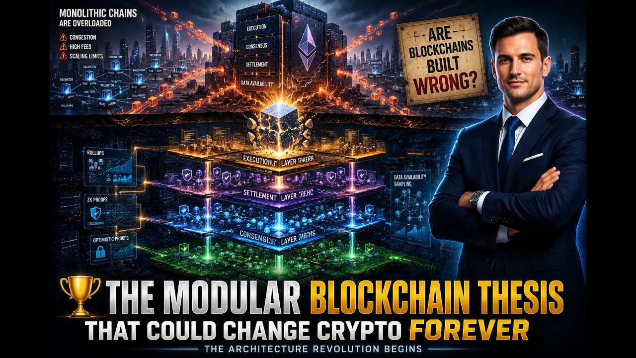 74. 🏆 The Modular Blockchain Thesis That Could Change Crypto Forever