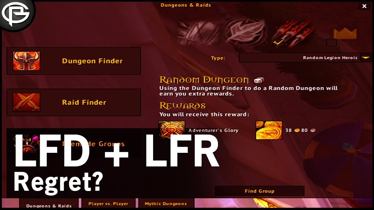 LFD and LFR - Blizz Regret?