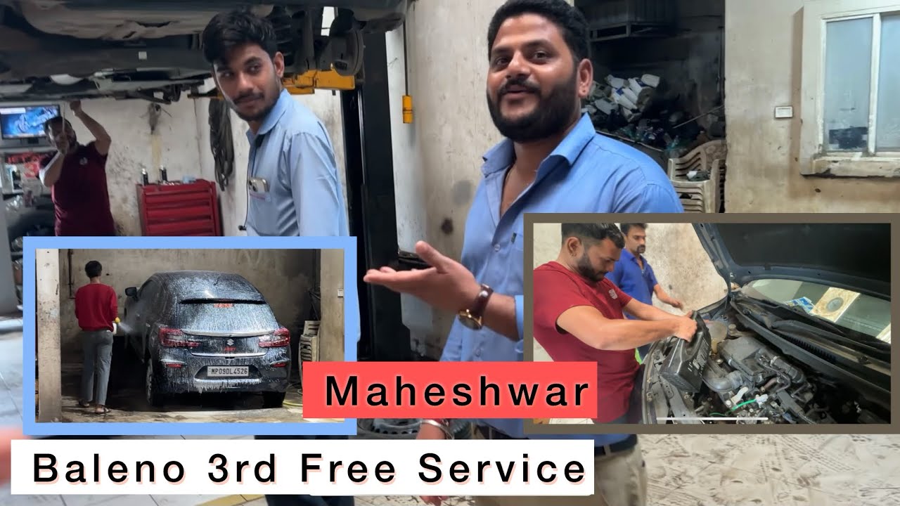 Baleno 3rd Free Service | Details And Cost Of Service | Company Service with Charges