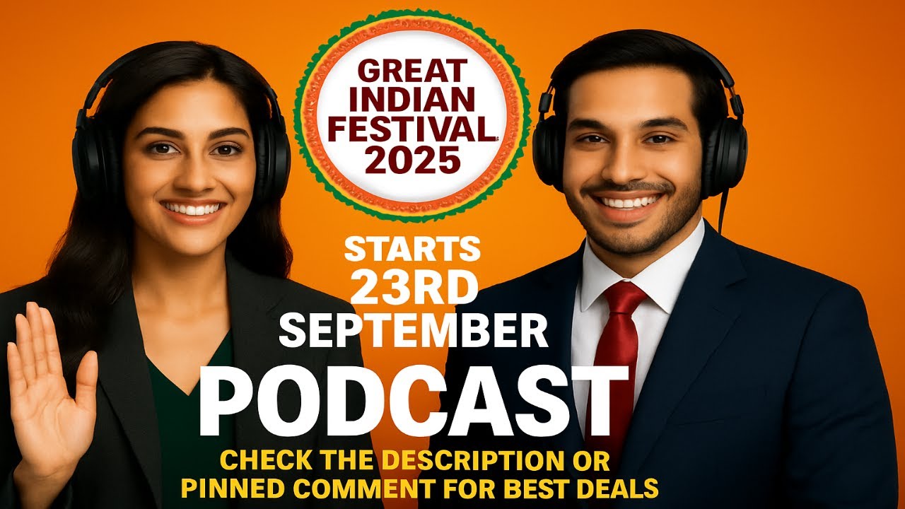 Amazon Great Indian Festival 2025 | Biggest Sale Starts 23rd Sept | Early Access, SBI Offers & More