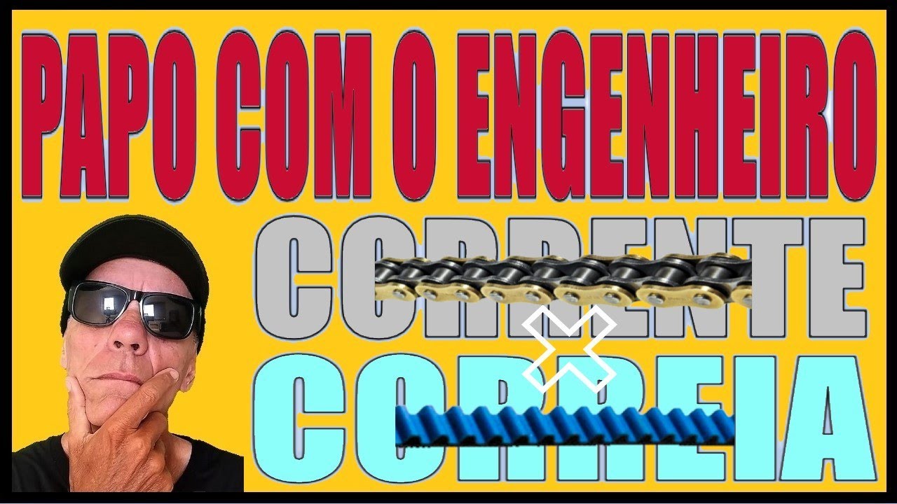 Correia ou Corrente na moto. Vantagens e Desvantagens