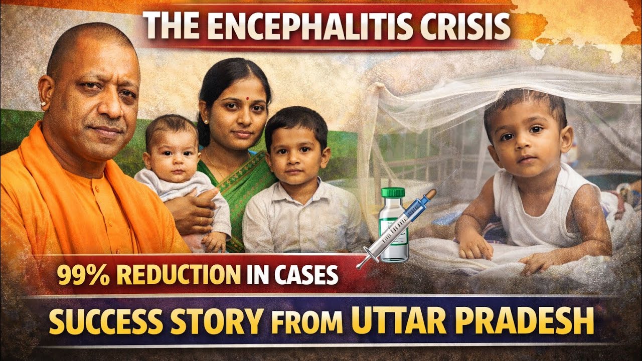 How Uttar Pradesh Beat the Encephalitis Crisis | Public Health Success Story #upsc2026 #upscprepara