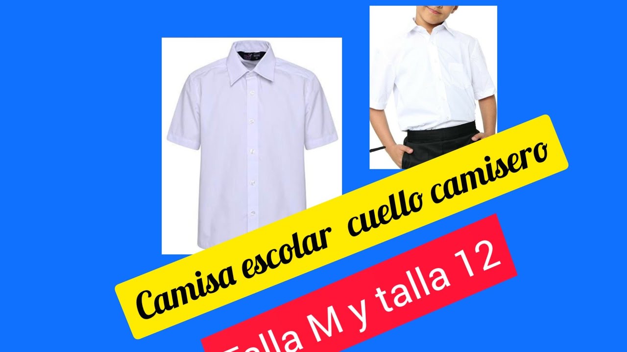 61.Cómo hacer el trazo de Camisa escolar?