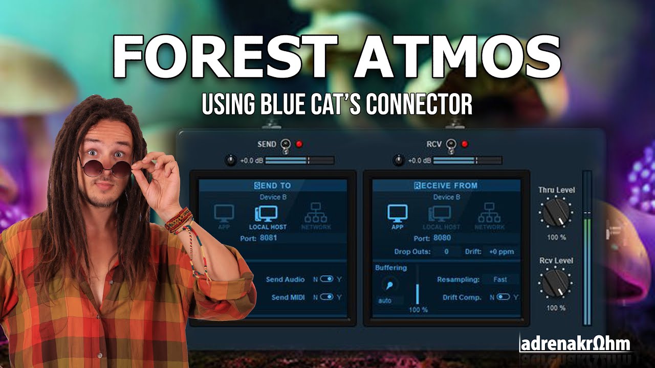 Forest/DarkPsy Atmos Using Blue Cat Audio's Connector