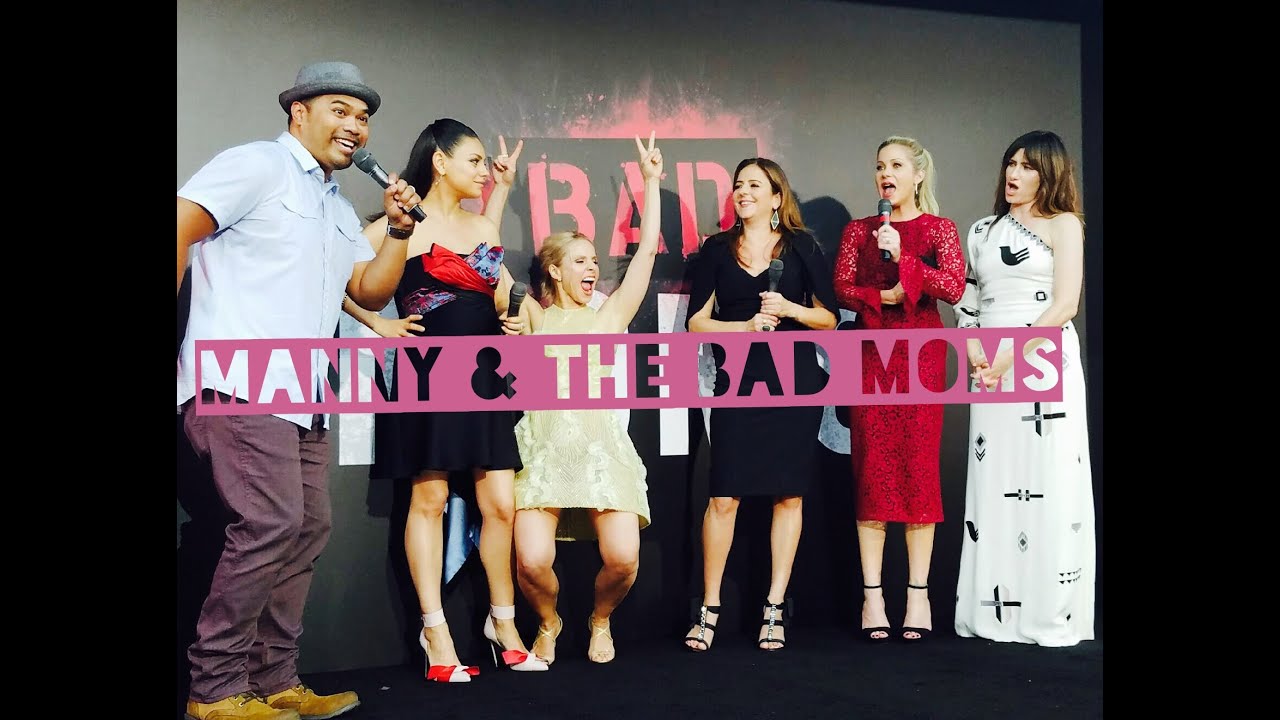 *EXCLUSIVE* Bad Moms INTERVIEWS with CAST!