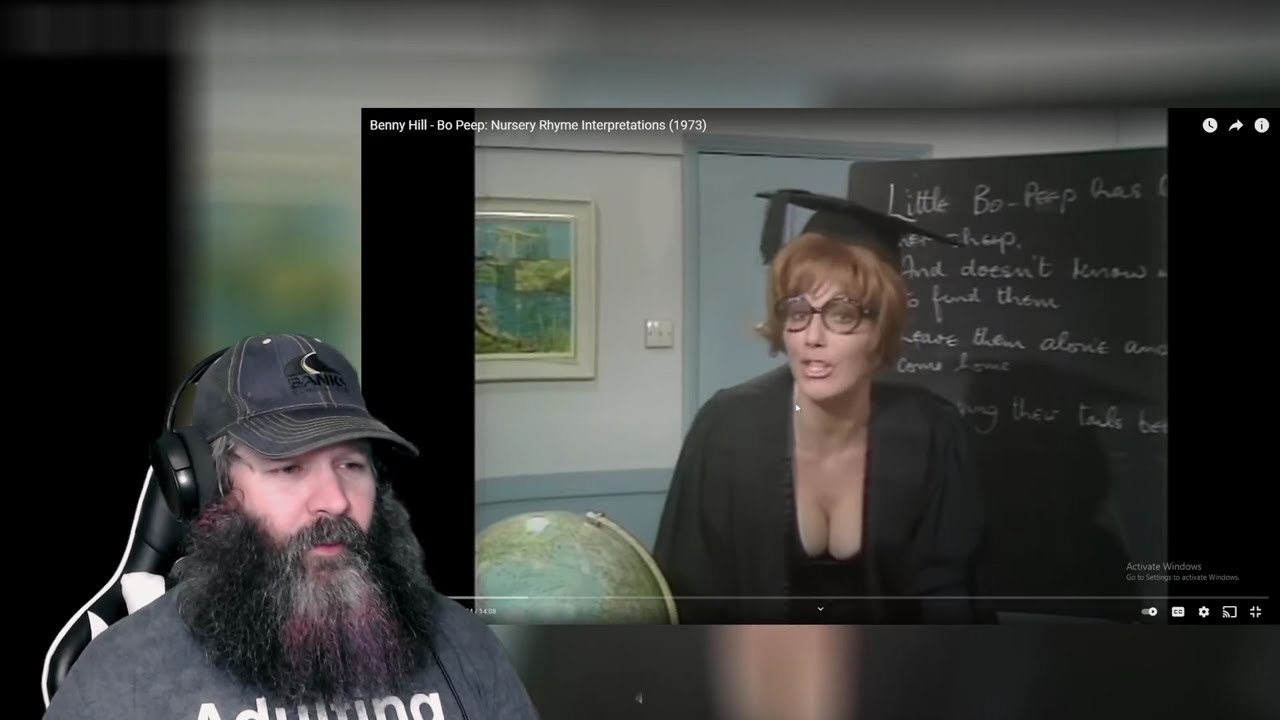 American Reacts to Benny Hill - Bo Peep: Nursery Rhyme Interpretations