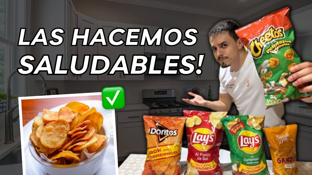 PATATAS CHIPS SANAS🥔 *Fáciles de hacer*