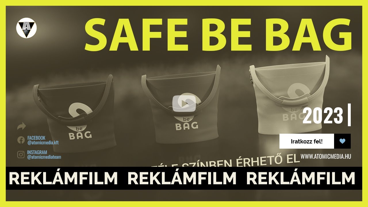 Safe Be Bag - Rekl&aacute;mfilm (3D Anim&aacute;ci&oacute;) - 2023 // Atomic Media