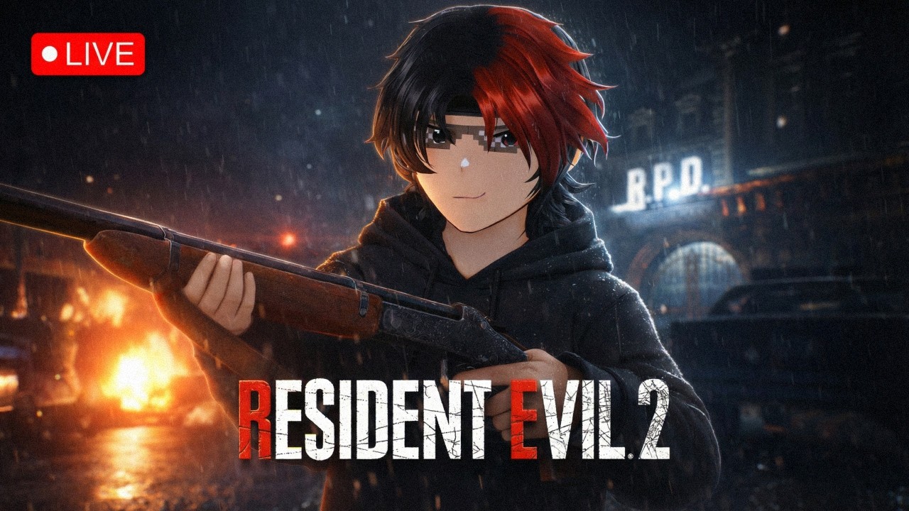 PLAYING AS CLAIRE NOW | RESIDENT EVIL 2 LIVE!!! #3 | Indian Vtuber