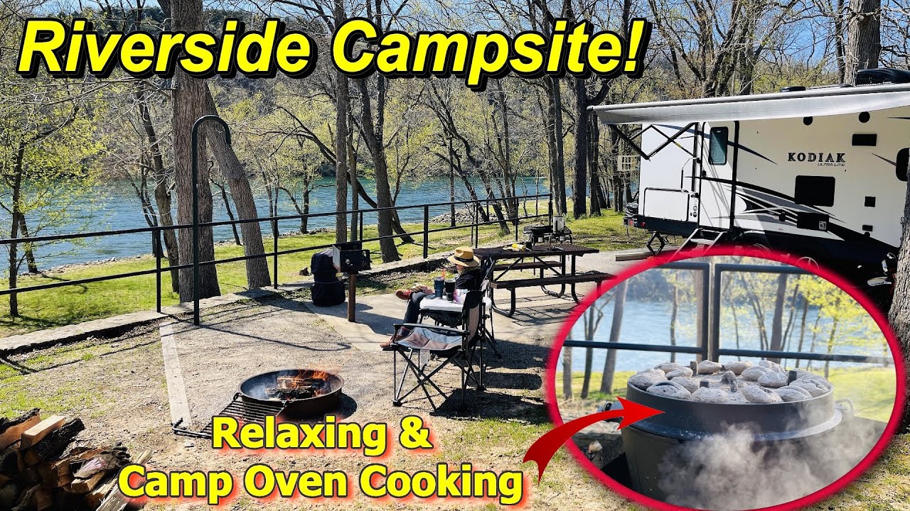 Riverside Campsite at White River State Park Campground