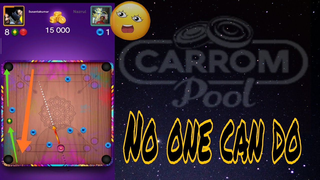 Hard indirect shot. no one can do😆.indirect shot of the year❤️.#shortvideo #carrompool