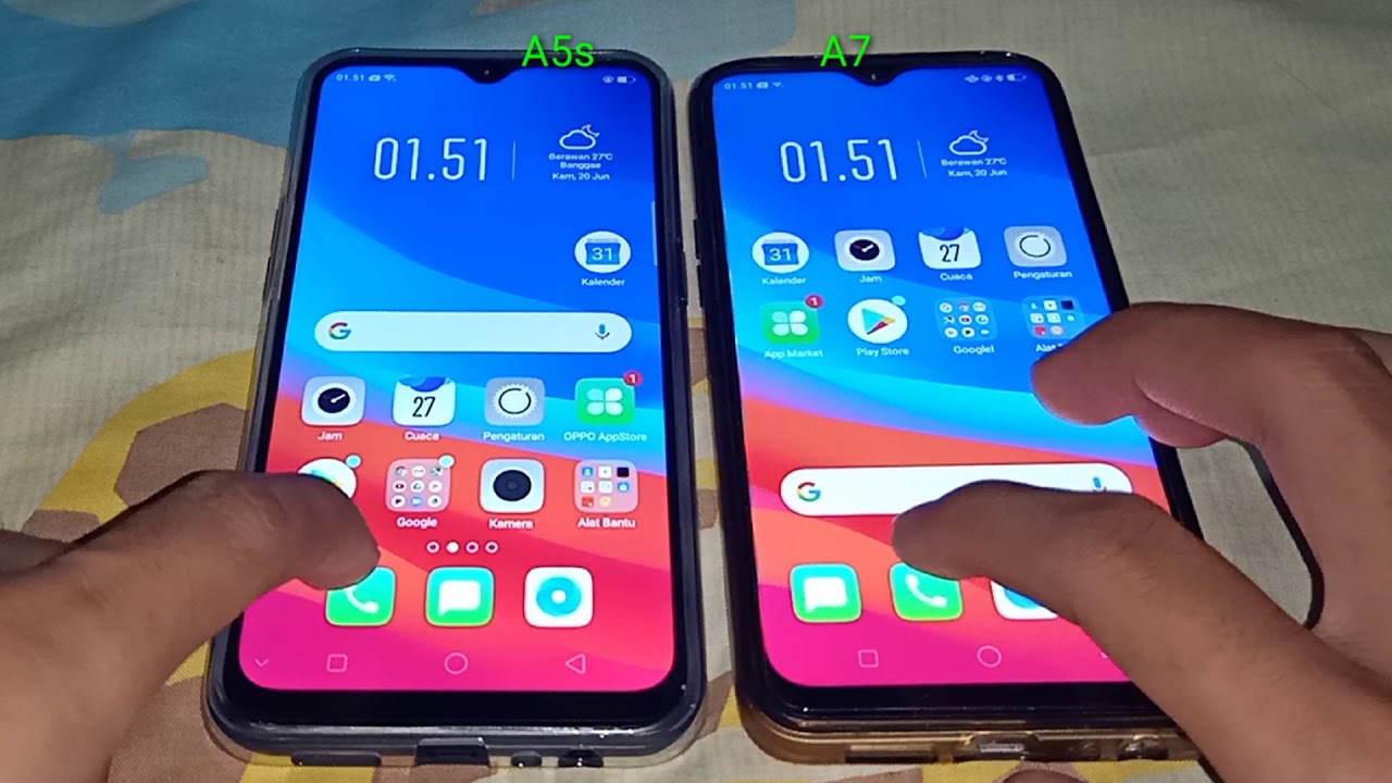 Oppo A5s vs A7