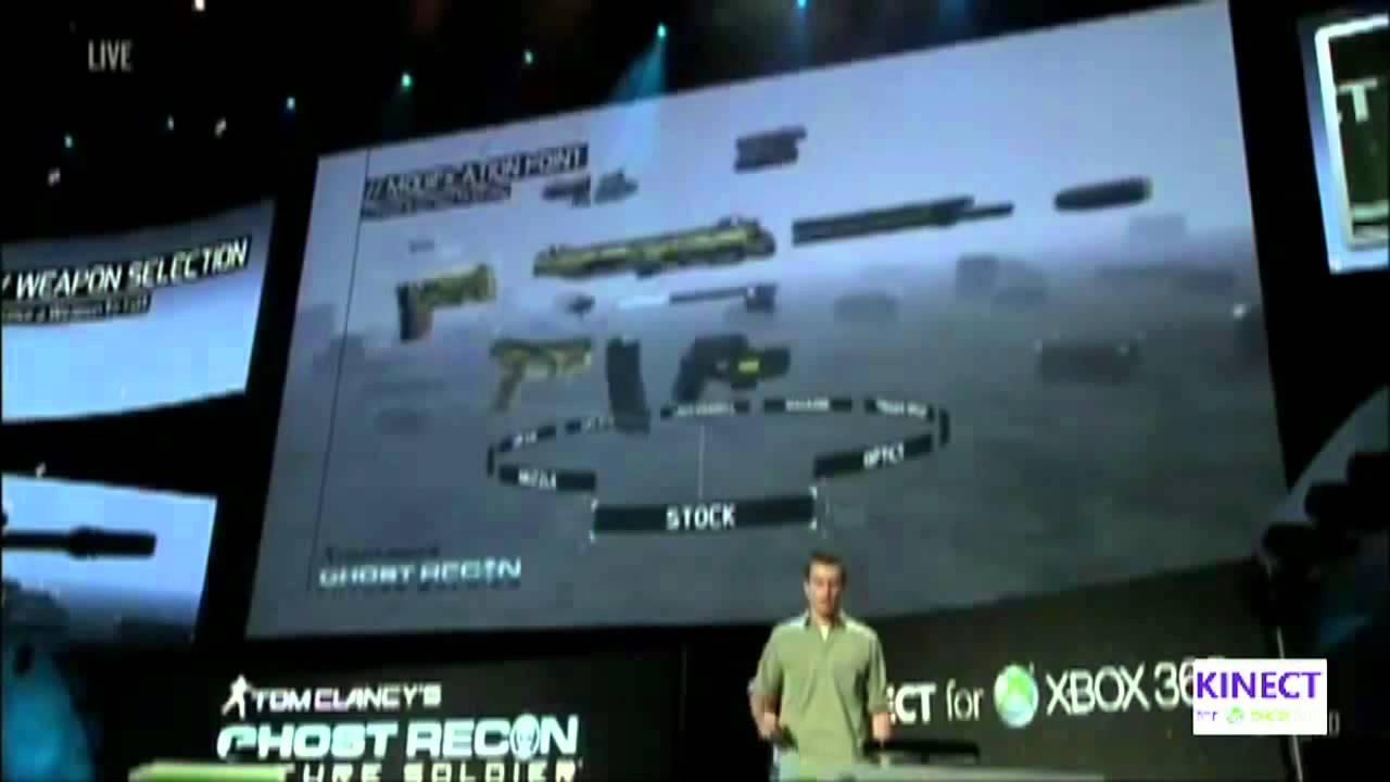 E3 2011 Ghost Recon- Future Soldier kinect
