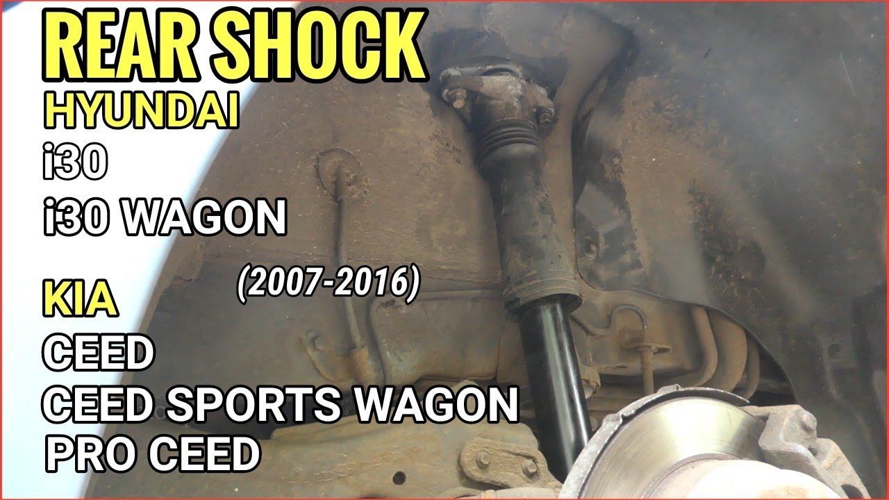 Hyundai i30 rear shocks replacement.