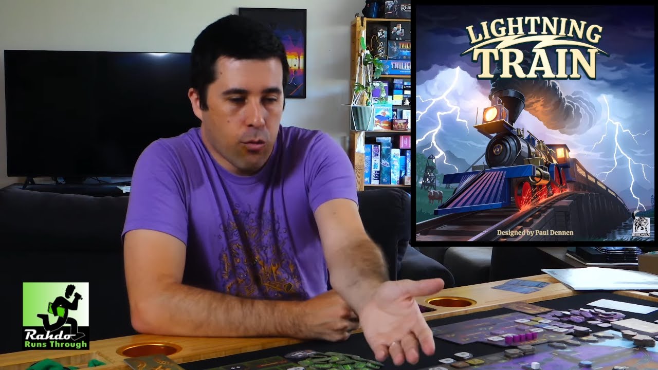 Lightning Train ►►► The designer of Dune Imperium & Clank takes on trains!