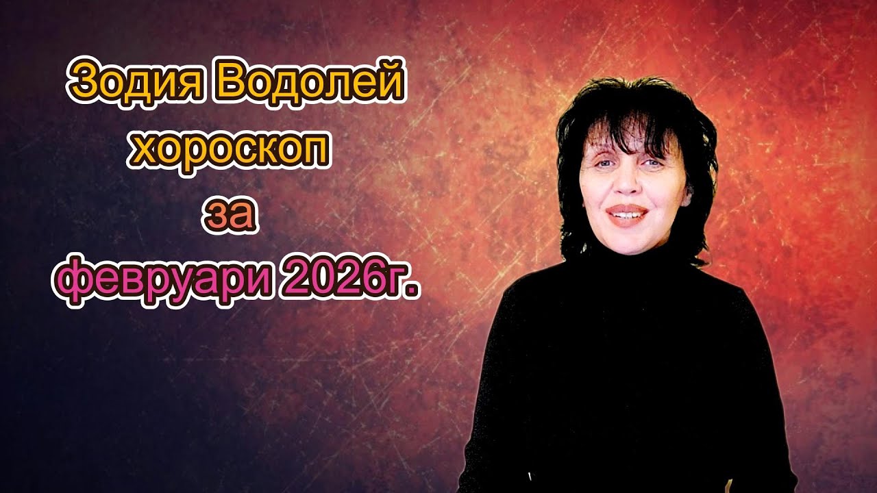 Зодия Водолей, хороскоп за февруари 2026г., Aquarius, horoscope for February 2026.