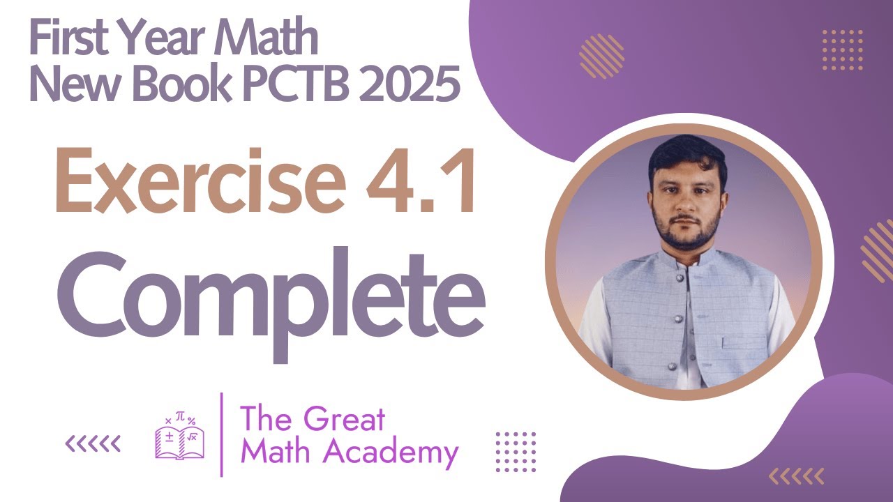 Chapter 4 | Complete Solution of Exercise 4.1 | Matrices and Determinants | 2nd Year Math