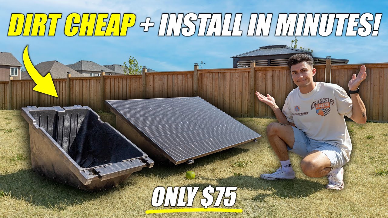Cheap & Easy Solar Panel Ground Mounts - Are They Any Good?