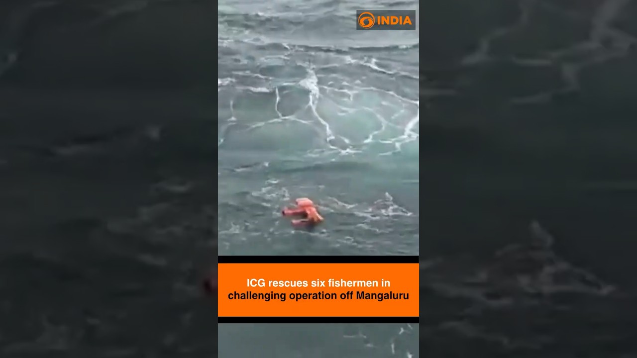 ICG rescues six fishermen in challenging overnight operation off Mangaluru