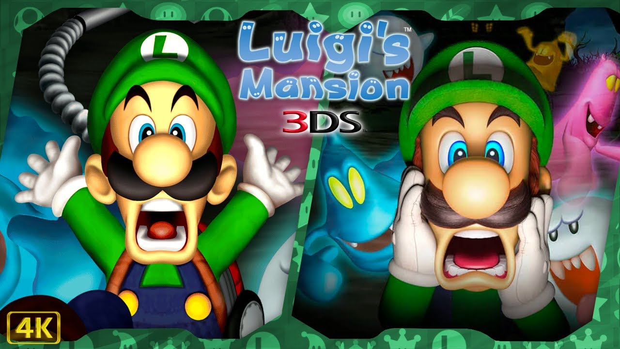 Luigi's Mansion 3DS + The Hidden Mansion ⁴ᴷ Полное прохождение (все платиновые портреты, ранг S)
