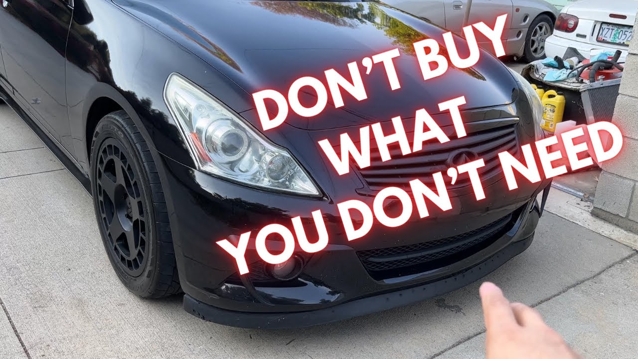 WHAT YOU NEED FOR A 2010+ FRONT CONVERSION! (G37, G35 Sedan)