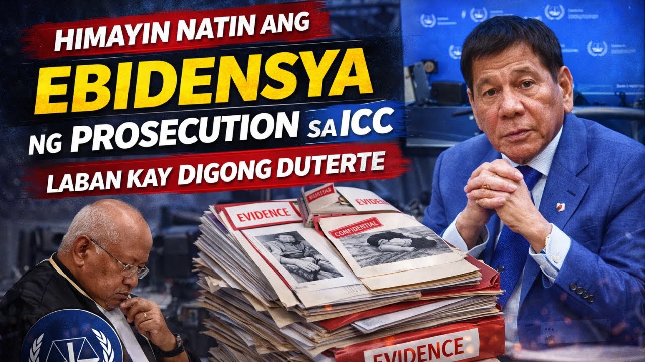 HIMAYIN NATIN ANG EBIDENSYA NG PROSECUTION SA ICC LABAN KAY DIGONG DUTERTE