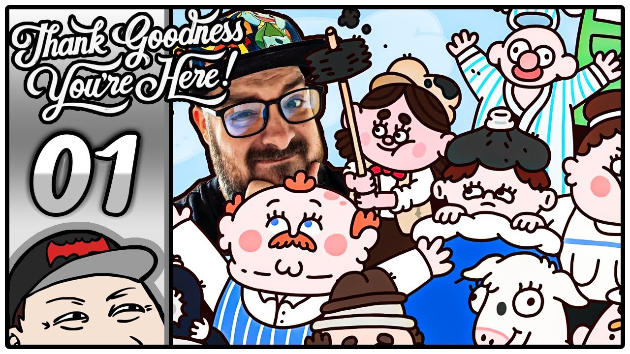 Das skurrilste Spiel 2024! ✨ Thank Goodness You're Here Let's Play Deutsch #01