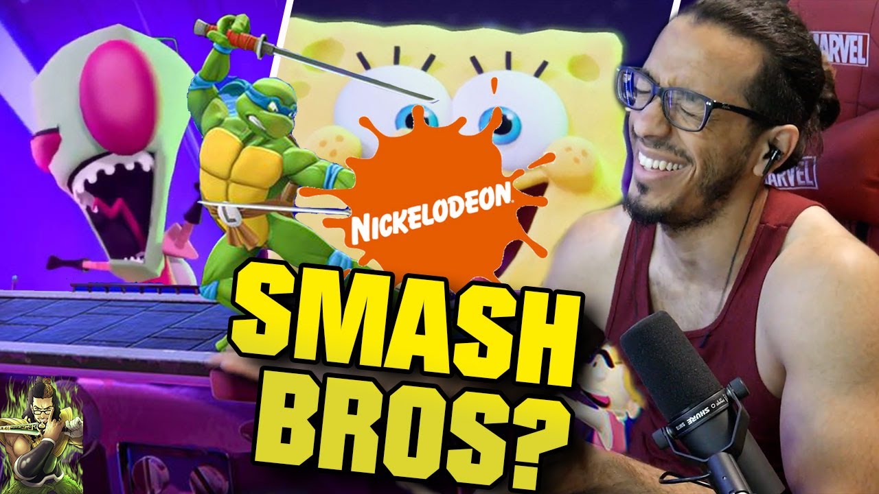 Nickelodeon SMASH BROS?! | Nickelodeon All Star Brawl REACTION!!