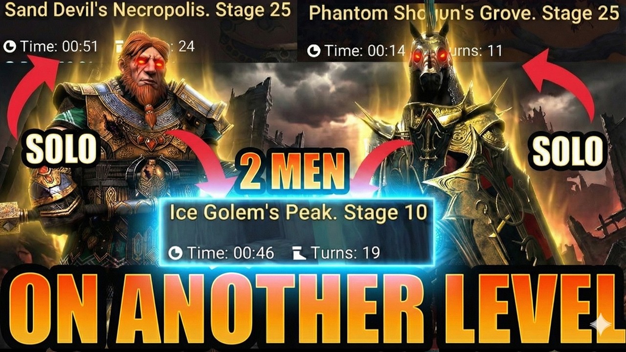 They Are on Another LEVEL! F2P Account Madness Raid: Shadow Legends