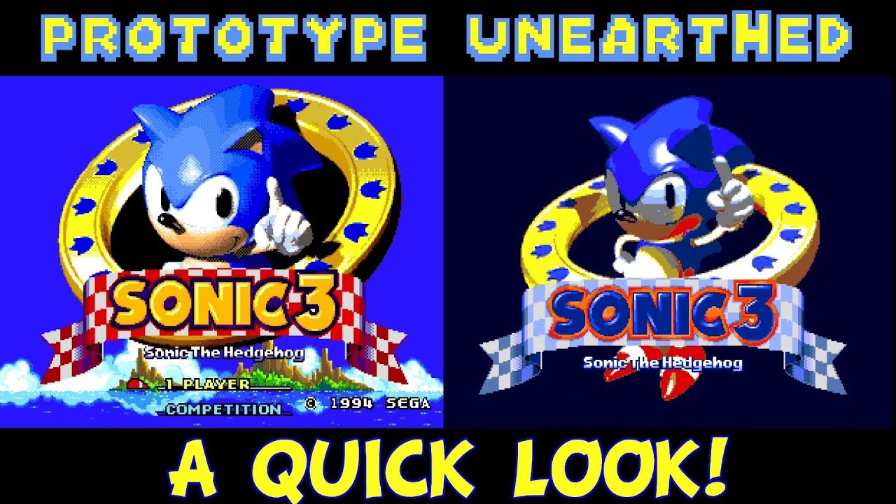 Sonic 3 Prototype - Graphics, Soundtrack, and Level Differences
