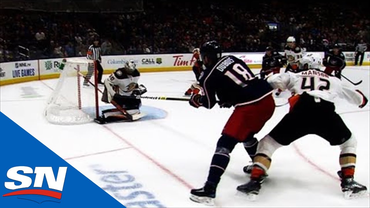 Pierre-Luc Dubois Scores From Insane Angle For His First Of The Season
