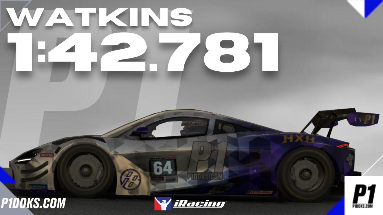 1:42.781 - Mclaren GT3 - Watkins - IMSA -│P1DOKS.COM 26S1 WEEK 7